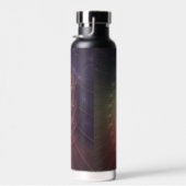 Abstrakte Schnecke Farben Modernes Fraktal Kunst,  Trinkflasche (Rechts)