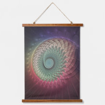 Abstrakte Schnecke Farben Modernes Fraktal Kunst,