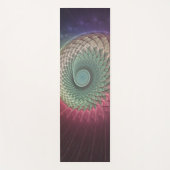 Abstrakte Schnecke Farben Modernes Fraktal Kunst, Yogamatte (Vorderseite)