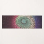 Abstrakte Schnecke Farben Modernes Fraktal Kunst, Yogamatte (Vorderseite (Horizontal))