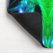 Abstrakte Schneeflocke Mousepad (Ecke)