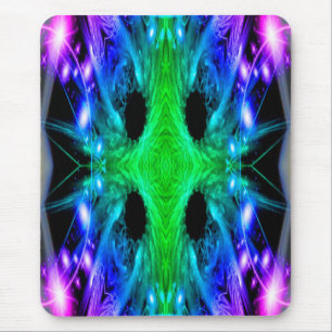 Abstrakte Schneeflocke Mousepad