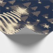 Abstrakte Schneeflocken. 2d Abbildung. Holy Christ Geschenkpapier (Ecke)