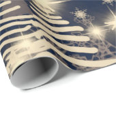 Abstrakte Schneeflocken. 2d Abbildung. Holy Christ Geschenkpapier (Rolleneckpunkt)