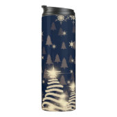 Abstrakte Schneeflocken. 2d Abbildung. Holy Christ Thermosbecher (Nach rechts gedreht)