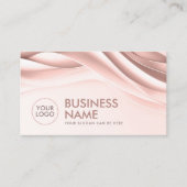 Abstrakte Schneefräse Rose Visitenkarte (Vorderseite)