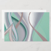 Abstrakte Schokolade Minze Tornado Briefpapier (Vorne/Hinten)