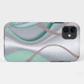 Abstrakte Schokolade Minze Tornado Case-Mate iPhone Hülle (Rückseite (Horizontal))