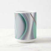 Abstrakte Schokolade Minze Tornado Kaffeetasse (Mittel)