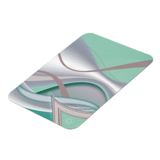 Abstrakte Schokolade Minze Tornado Magnet (Linke Seite)