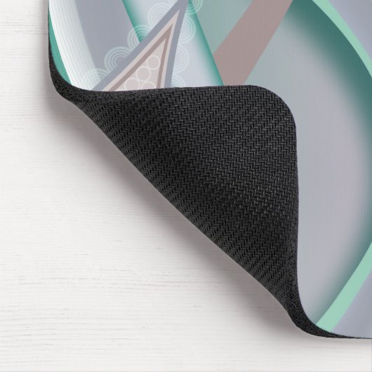 Abstrakte Schokolade Minze Tornado Mousepad (Ecke)