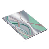 Abstrakte Schokolade Minze Tornado Notizblock (Rechte Seite)