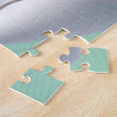 Abstrakte Schokolade Minze Tornado Puzzle (Seite)