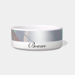 Abstrakte Schokoladen-Minze Napf