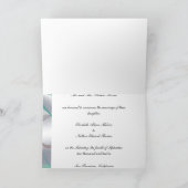 Abstrakte Schokoladenminze Ankündigung (Innenseite)