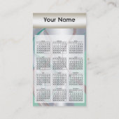 Abstrakte Schokoladenminze Visitenkarte (Rückseite)