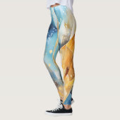 Abstrakte schöne moderne Design-Leggings Leggings (Links)