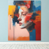 "Abstrakte Schönheit" Leinwanddruck (Insitu (Holzboden))