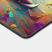 Abstrakte Schreibtischmatte (Ecke)