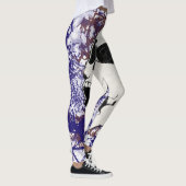 Abstrakte schreiende Leggings (Rechts)