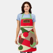 Abstrakte Schürze (Getragen)