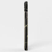 Abstrakte Schwarz Case-Mate iPhone Hülle (Hinten/Rechts)