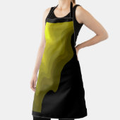 Abstrakte Schwarz-Gelb-Mustermalerei Schürze (InSitu)