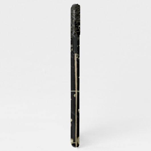 Abstrakte Schwarz iPhone Hülle (Rechte Seite)