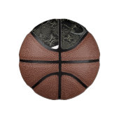 Abstrakte Schwarz Mini Basketball (Rechts)