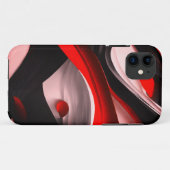 Abstrakte Schwarz & Rot Design Premium Collection Case-Mate iPhone Hülle (Rückseite (Horizontal))
