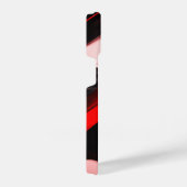 Abstrakte Schwarz & Rot Design Premium Collection iPhone Hülle (Rechte Seite)