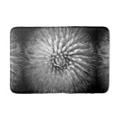 Abstrakte Schwarz-Weiß-Badematte Badematte (Vorderseite)