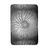 Abstrakte Schwarz-Weiß-Badematte Badematte (Vorderseite Vertikal)