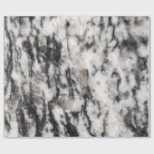 Abstrakte Schwarz-Weiß-Blocks Geschenkpapier (Flach)