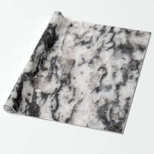 Abstrakte Schwarz-Weiß-Blocks Geschenkpapier
