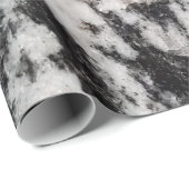 Abstrakte Schwarz-Weiß-Blocks Geschenkpapier (Rolleneckpunkt)