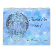 Abstrakte Schwarz-Weiß-Farbe Kalender (Titelbild)