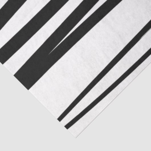 Abstrakte Schwarz-Weiß-Leinen Seidenpapier (Ausschnitt)