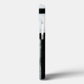 Abstrakte Schwarz-Weiß-Malerei Case-Mate iPhone Hülle (Rückseite / Links)