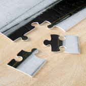 Abstrakte Schwarz-Weiß-Malerei Puzzle (Seite)