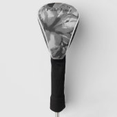 abstrakte Schwarz-Weiß-Moderne Golf Headcover (Vorderseite)