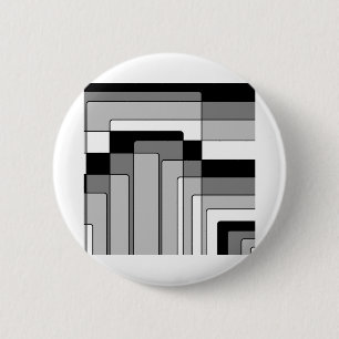 Abstrakte Schwarz-Weiß-Rechtecke Button