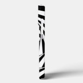 Abstrakte Schwarz-Weiß-Spiralen Case-Mate iPhone Hülle (Rückseite / Links)