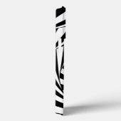 Abstrakte Schwarz-Weiß-Spiralen Case-Mate iPhone Hülle (Rückseite / Rechts)