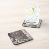 Abstrakte, schwarz-weiße (gekrönte Wand) Loft Getränkeuntersetzer (Rechte Seite)