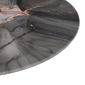 ABSTRAKTE, SCHWARZE CHIFFON-SCHNITTSTELLE SCHNEIDEBRETT (Ecke)