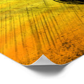 Abstrakte schwarze Crow-Canvas Poster (Ecke)