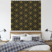 Abstrakte schwarze goldene Rutsche Leinwanddruck (Insitu (Schlafzimmer))
