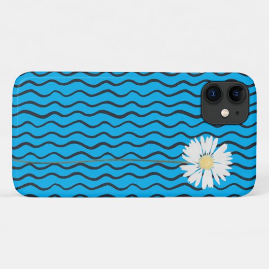 abstrakte schwarze Linie Case-Mate iPhone Hülle (Rückseite (Horizontal))