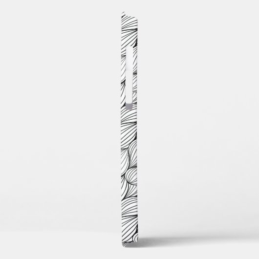 Abstrakte schwarze Linien Case-Mate iPhone Hülle (Rückseite / Links)